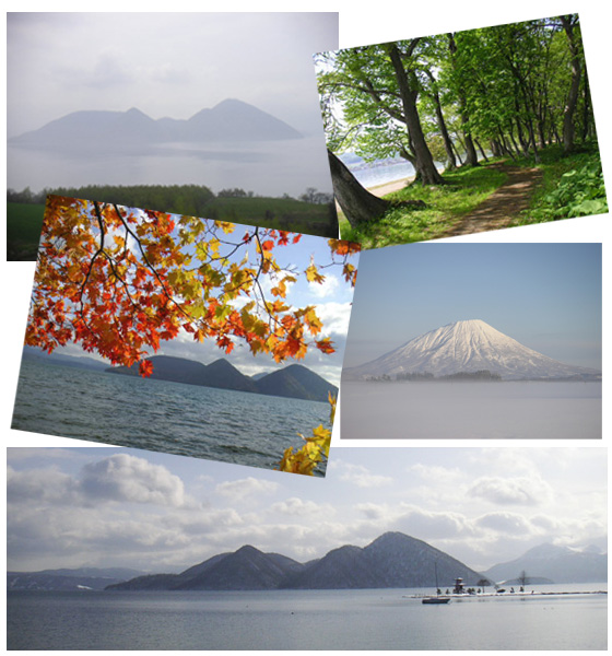 洞爺湖の四季 洞爺湖の四季